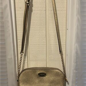 Michael Kors Shimmering Gold Crossbody Bag